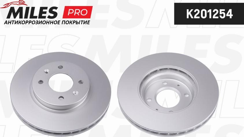 Miles K201254 - Тормозной диск autospares.lv