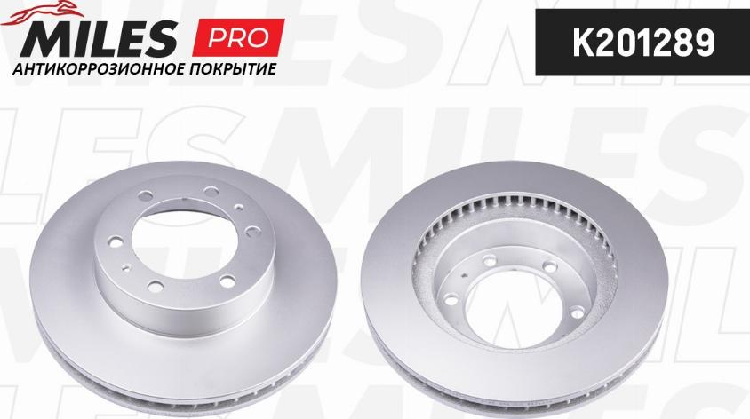 Miles K201289 - Тормозной диск autospares.lv