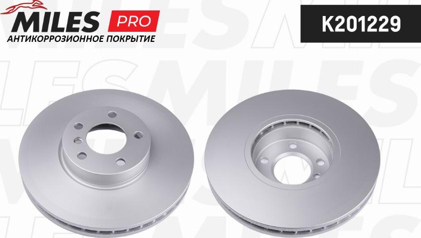 Miles K201229 - Тормозной диск autospares.lv