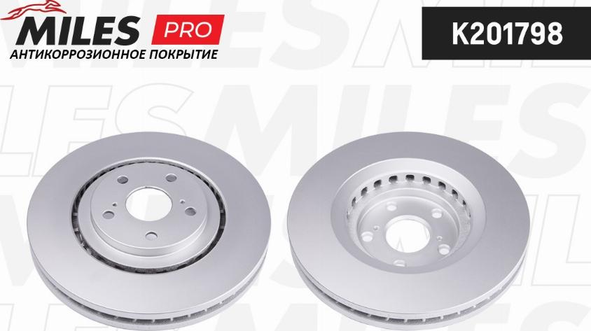 Miles K201798 - Тормозной диск autospares.lv