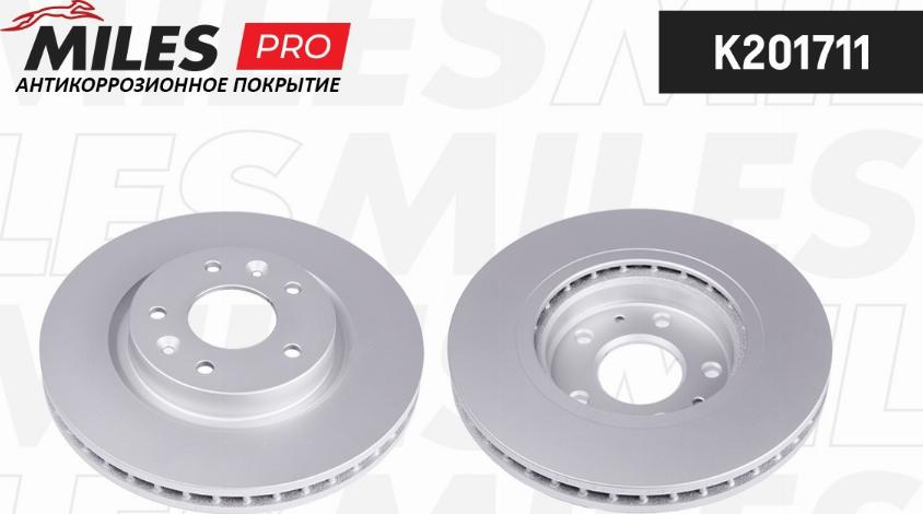 Miles K201711 - Тормозной диск autospares.lv