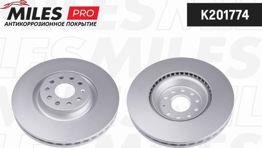 Miles K201774 - Тормозной диск autospares.lv