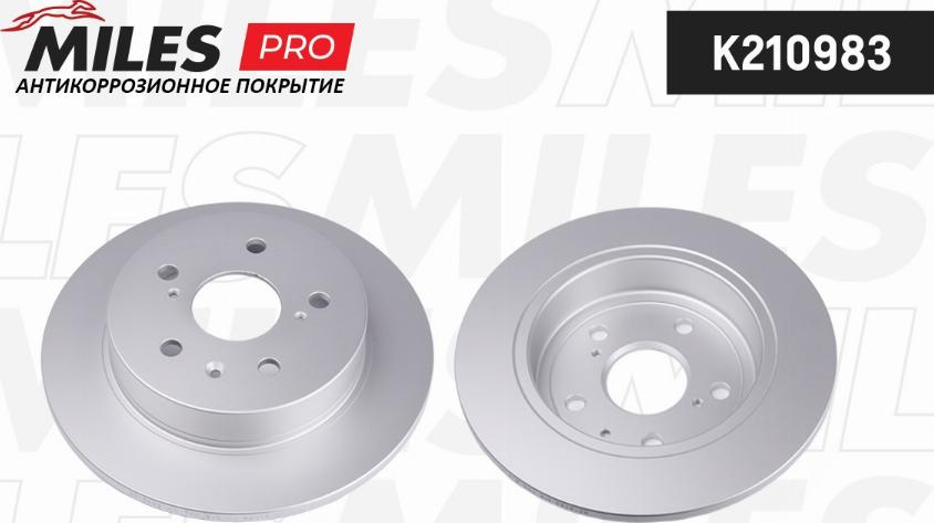 Miles K210983 - Тормозной диск autospares.lv