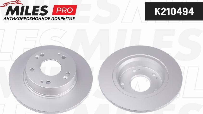 Miles K210494 - Тормозной диск autospares.lv