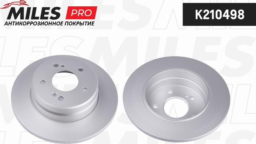 Miles K210498 - Тормозной диск autospares.lv