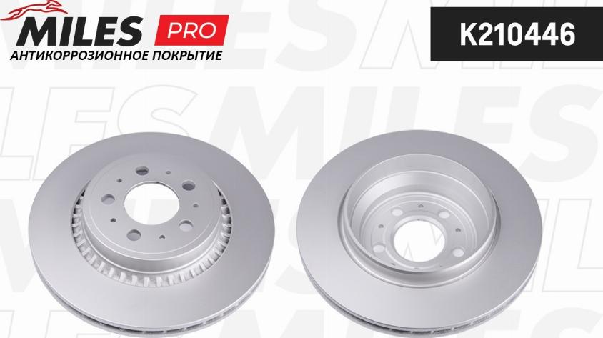 Miles K210446 - Тормозной диск autospares.lv