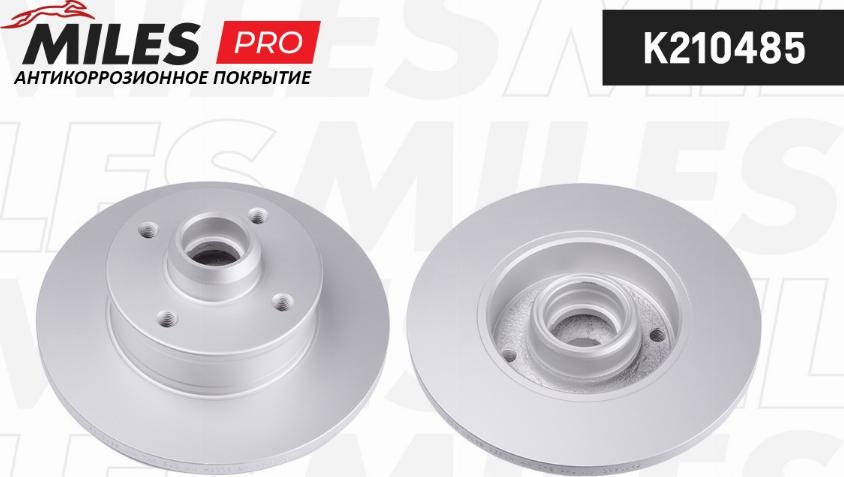 Miles K210485 - Тормозной диск autospares.lv