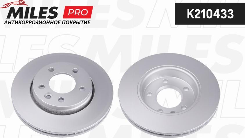 Miles K210433 - Тормозной диск autospares.lv