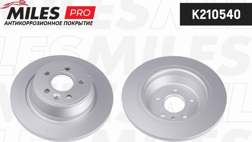 Miles K210540 - Тормозной диск autospares.lv