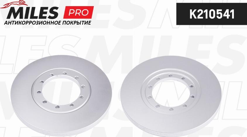 Miles K210541 - Тормозной диск autospares.lv