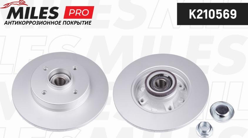 Miles K210569 - Тормозной диск autospares.lv