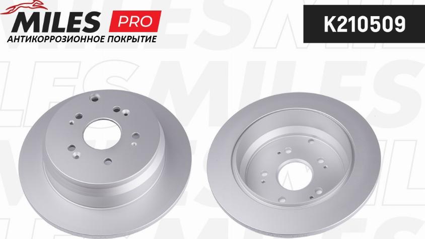 Miles K210509 - Тормозной диск autospares.lv