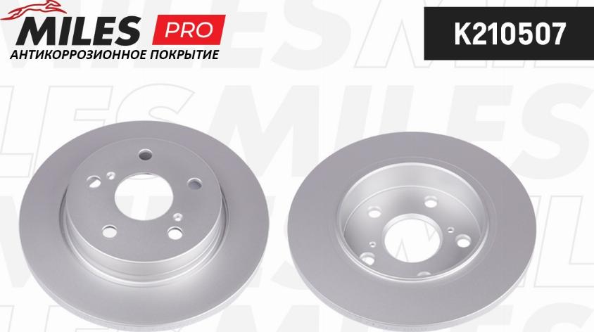 Miles K210507 - Тормозной диск autospares.lv