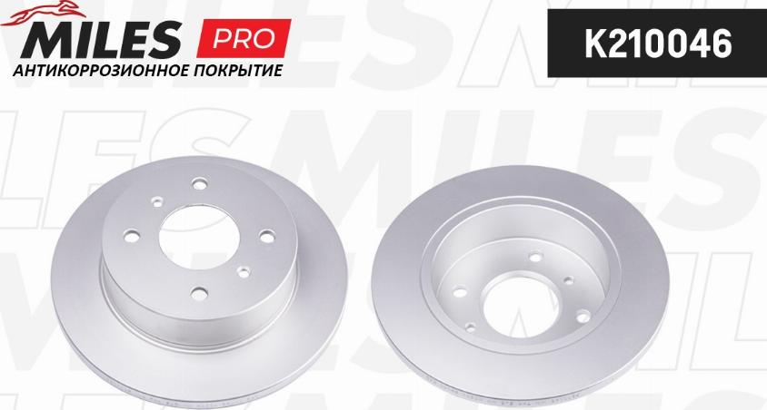 Miles K210046 - Тормозной диск autospares.lv