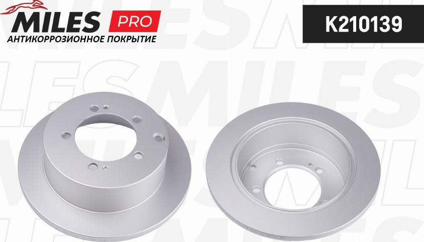 Miles K210139 - Тормозной диск autospares.lv