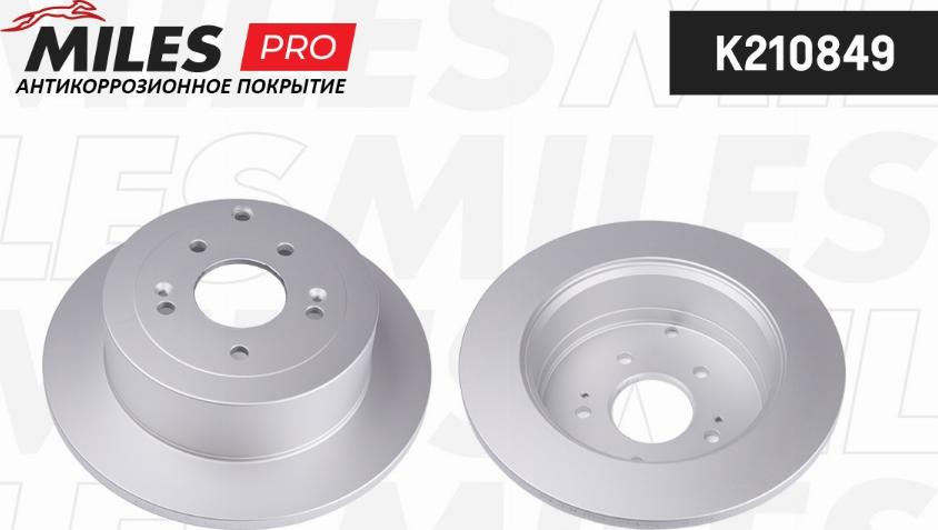 Miles K210849 - Тормозной диск autospares.lv