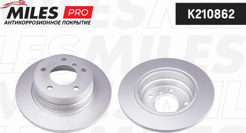 Miles K210862 - Тормозной диск autospares.lv