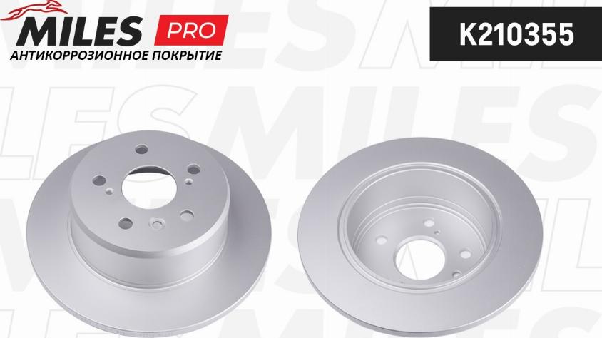 Miles K210355 - Тормозной диск autospares.lv