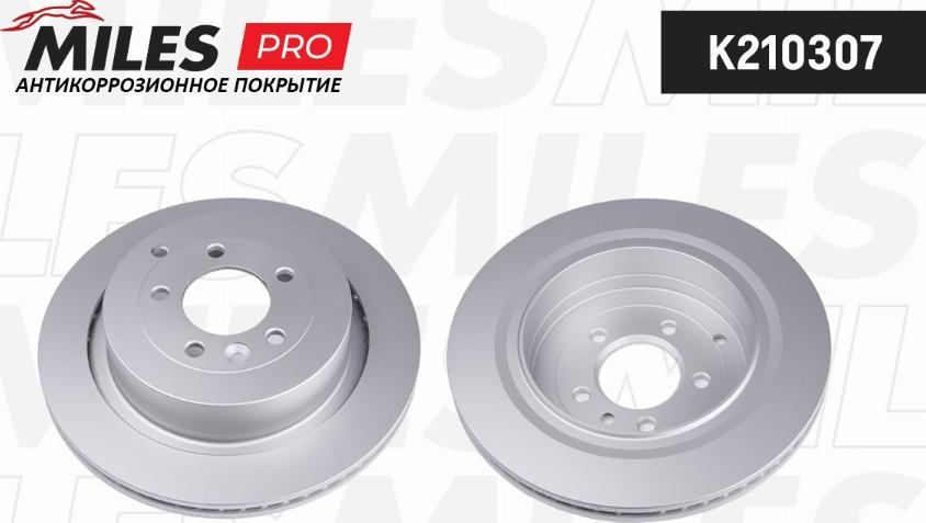 Miles K210307 - Тормозной диск autospares.lv