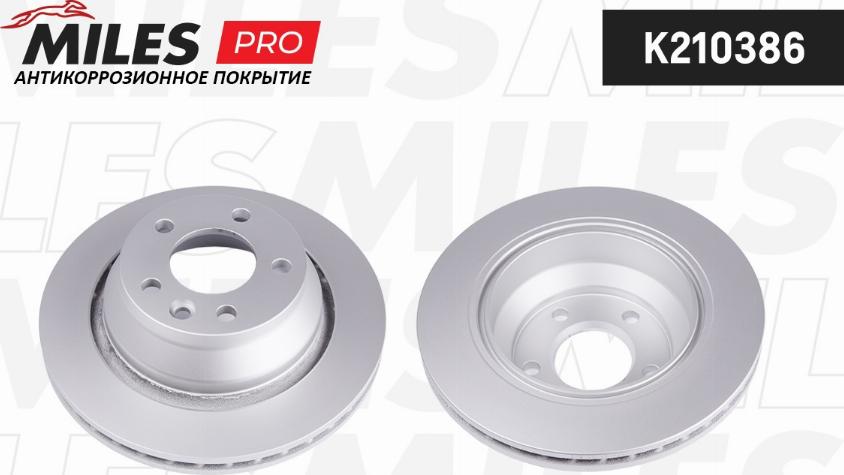 Miles K210386 - Тормозной диск autospares.lv