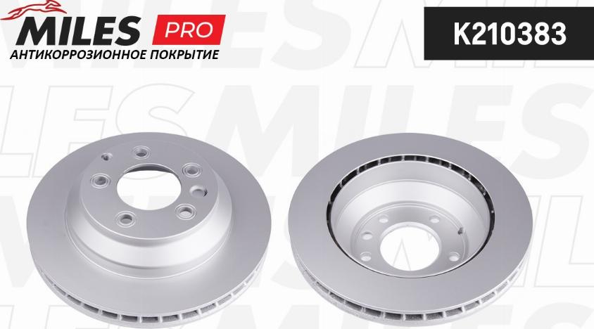 Miles K210383 - Тормозной диск autospares.lv