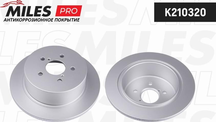 Miles K210320 - Тормозной диск autospares.lv