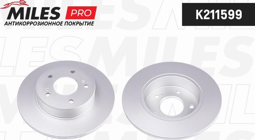 Miles K211599 - Тормозной диск autospares.lv