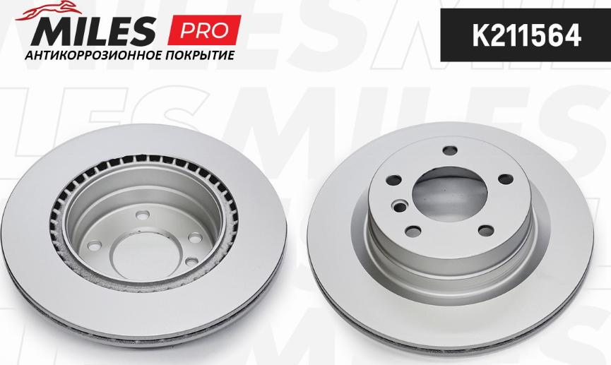 Miles K211564 - Тормозной диск autospares.lv