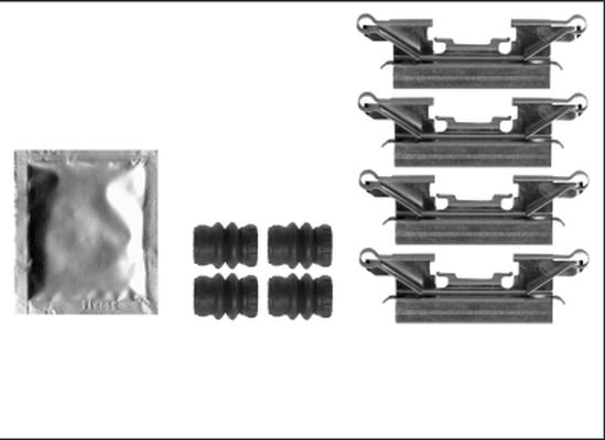 Mintex MBA0002 - Комплектующие для колодок дискового тормоза autospares.lv