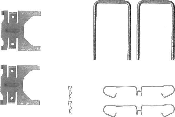 Mintex MBA1144 - Комплектующие для колодок дискового тормоза autospares.lv