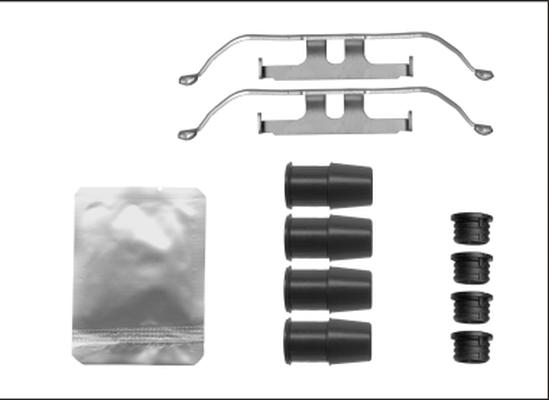 Mintex MBA1883 - Комплект принадлежностей, тормозной суппорт autospares.lv