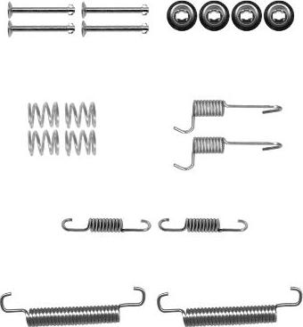 Mintex MBA894 - Комплектующие, барабанный тормозной механизм autospares.lv