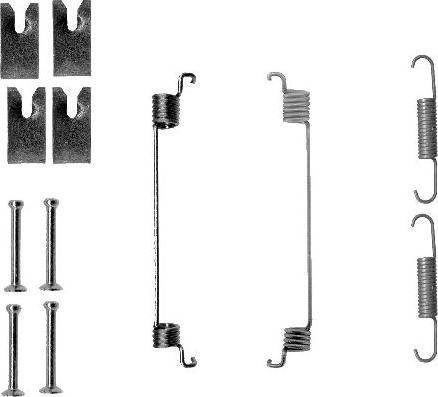 Mintex MBA866 - Комплектующие, барабанный тормозной механизм autospares.lv