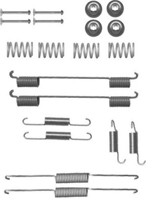 Mintex MBA861 - Комплектующие, барабанный тормозной механизм autospares.lv