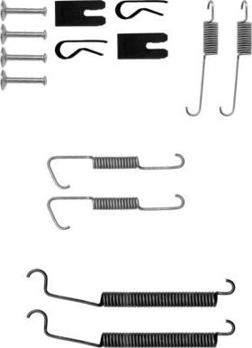 Mintex MBA805 - Комплектующие, барабанный тормозной механизм autospares.lv