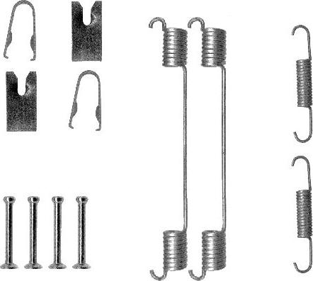 Mintex MBA883 - Комплектующие, барабанный тормозной механизм autospares.lv