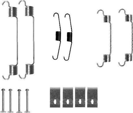 Mintex MBA833 - Комплектующие, барабанный тормозной механизм autospares.lv