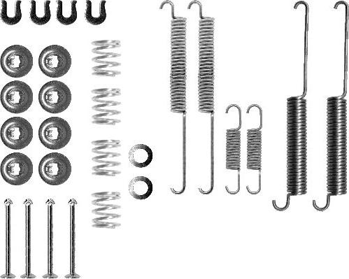 Mintex MBA787 - Комплектующие, барабанный тормозной механизм autospares.lv