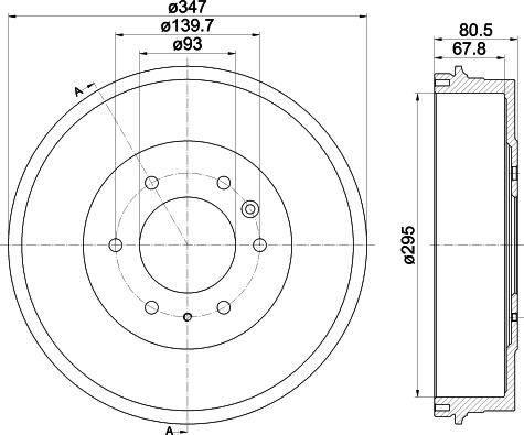 Mintex MBD334 - Тормозной барабан autospares.lv