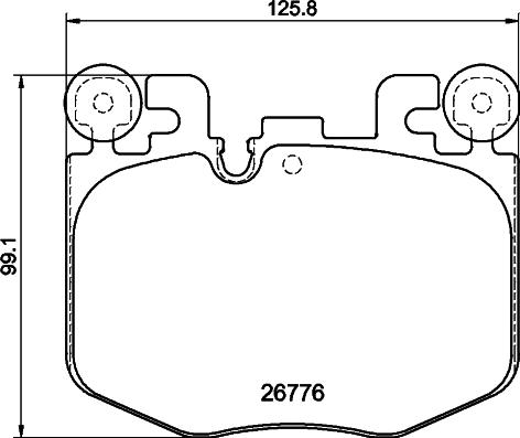 Mintex MDB4359 - Тормозные колодки, дисковые, комплект autospares.lv