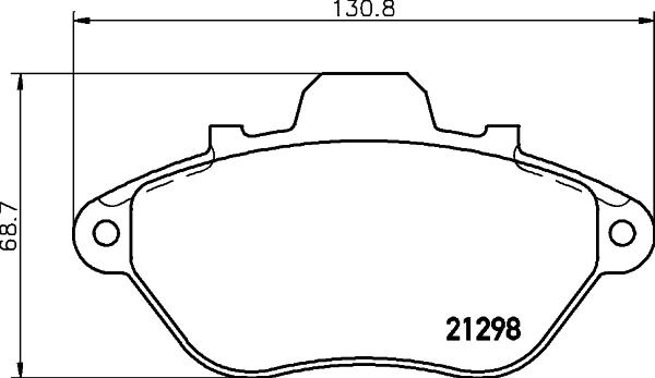 Mintex MDB1454 - Тормозные колодки, дисковые, комплект autospares.lv