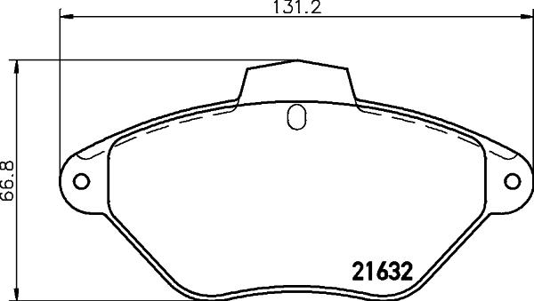 Mintex MDB1630 - Тормозные колодки, дисковые, комплект autospares.lv