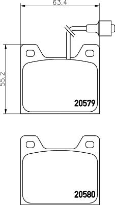 Mintex MDB1146 - Тормозные колодки, дисковые, комплект autospares.lv