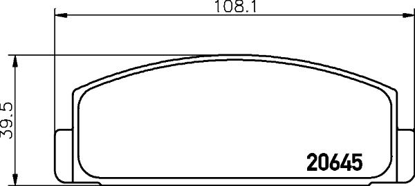 Mintex MDB1148 - Тормозные колодки, дисковые, комплект autospares.lv