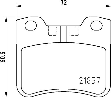 Mintex MDB1806 - Тормозные колодки, дисковые, комплект autospares.lv