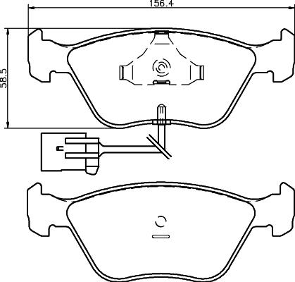 Mintex MDB1810 - Тормозные колодки, дисковые, комплект autospares.lv