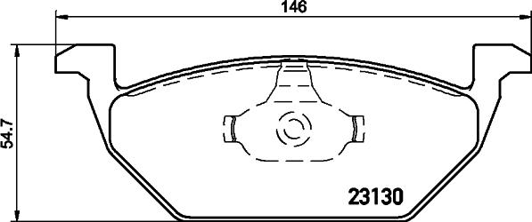 Mintex MDB1811 - Тормозные колодки, дисковые, комплект autospares.lv