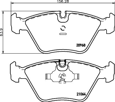 Mintex MDB1393 - Тормозные колодки, дисковые, комплект autospares.lv