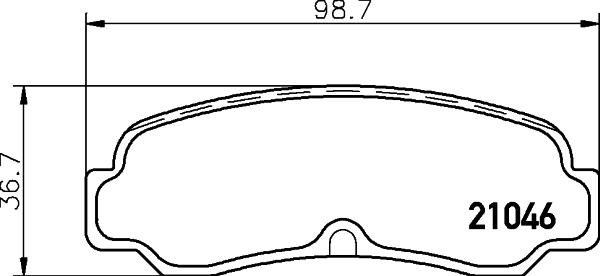 Mintex MDB1320 - Тормозные колодки, дисковые, комплект autospares.lv