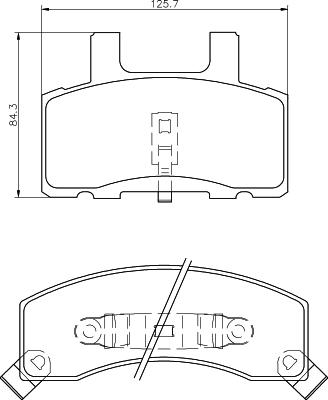 Mintex MDB1778 - Тормозные колодки, дисковые, комплект autospares.lv